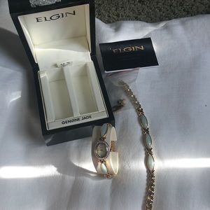 Elgin vintage bracelet and watch